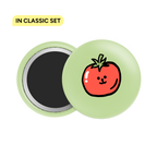 Tomato Button Fridge Magnet