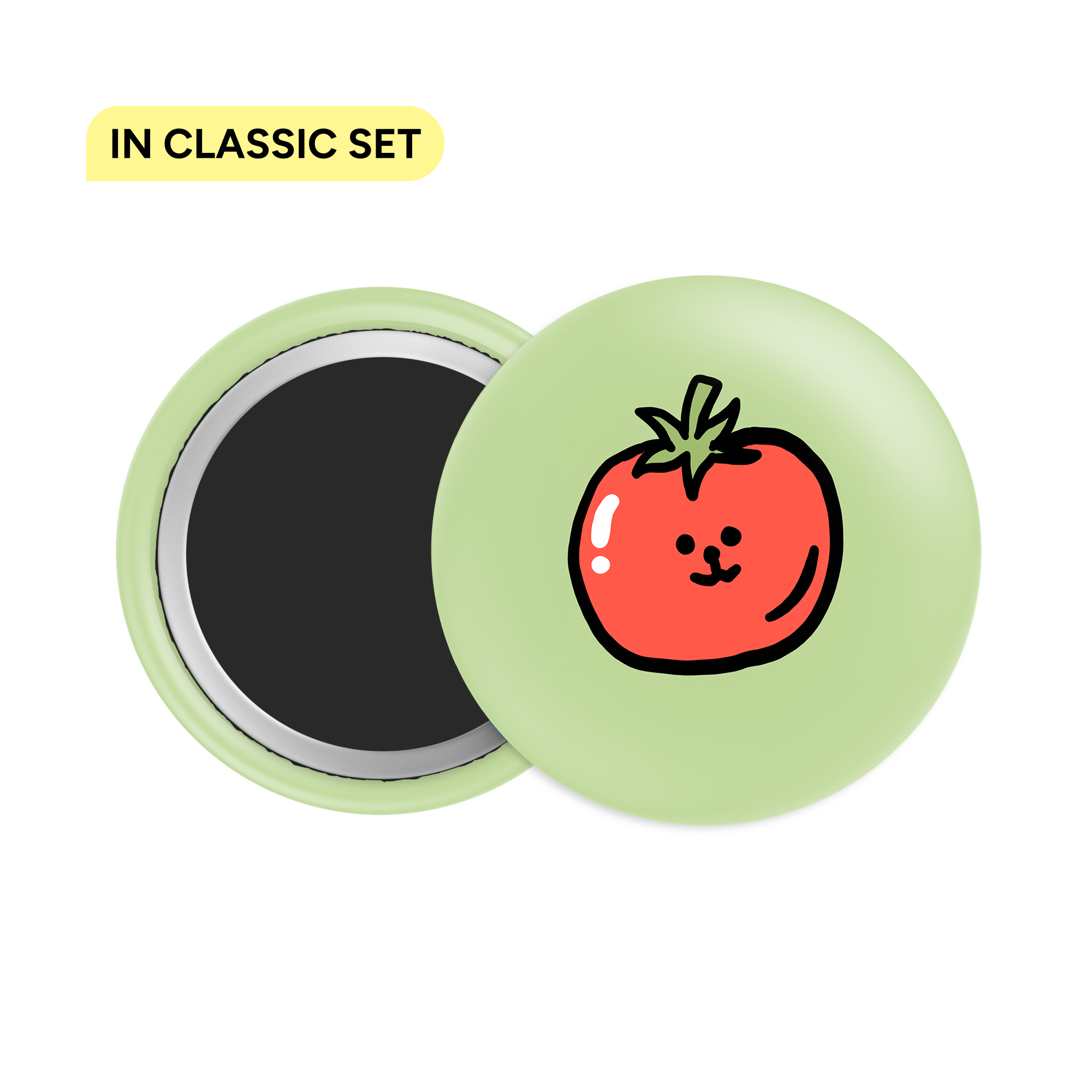 Tomato Button Fridge Magnet