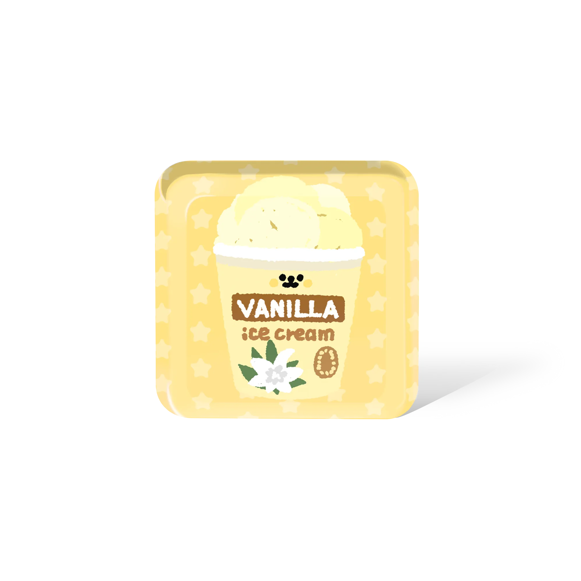 [Smart] Vanilla Ice Cream NFC Fridge Magnet