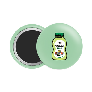 Wasabi Sauce Button Fridge Magnet