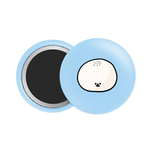 White Steamed Buns Button Fridge Magnet