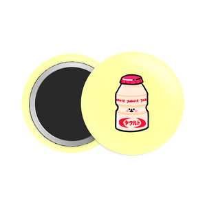 Yakult Button Fridge Magnet