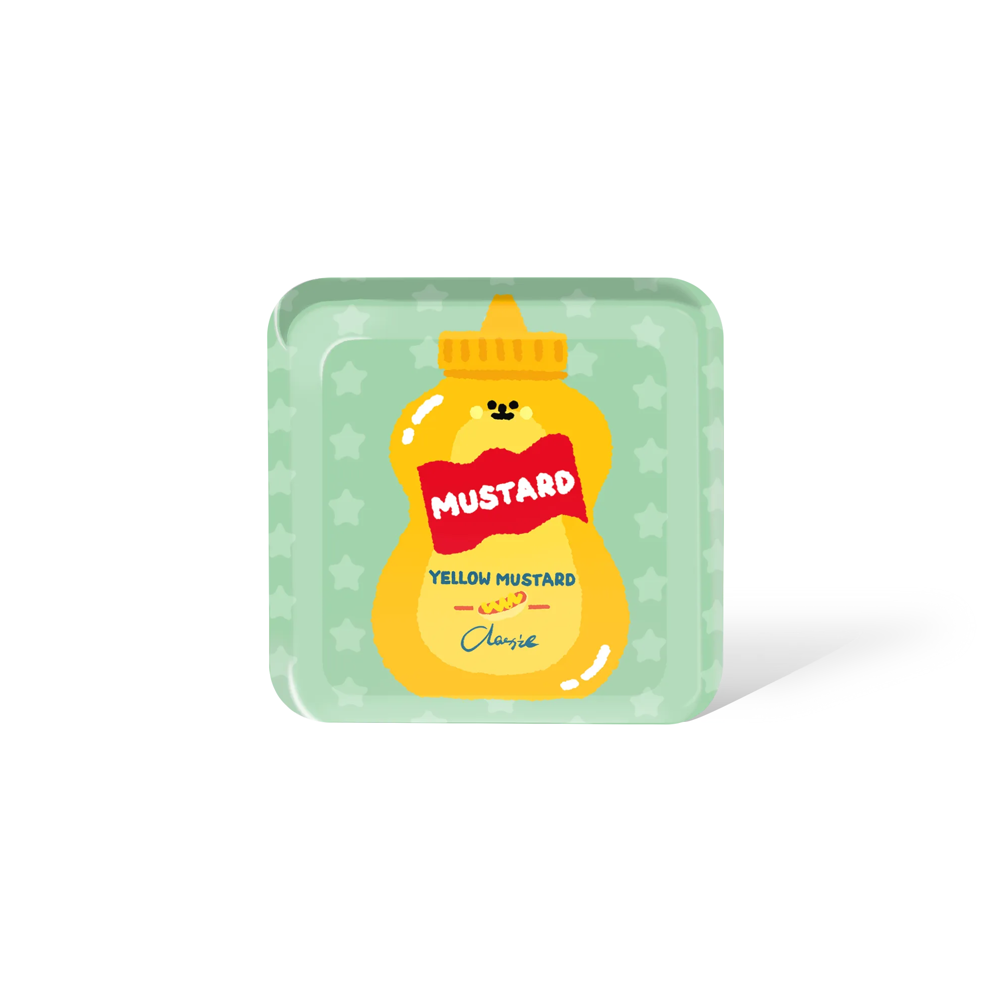 [Smart] Mustard NFC Fridge Magnet