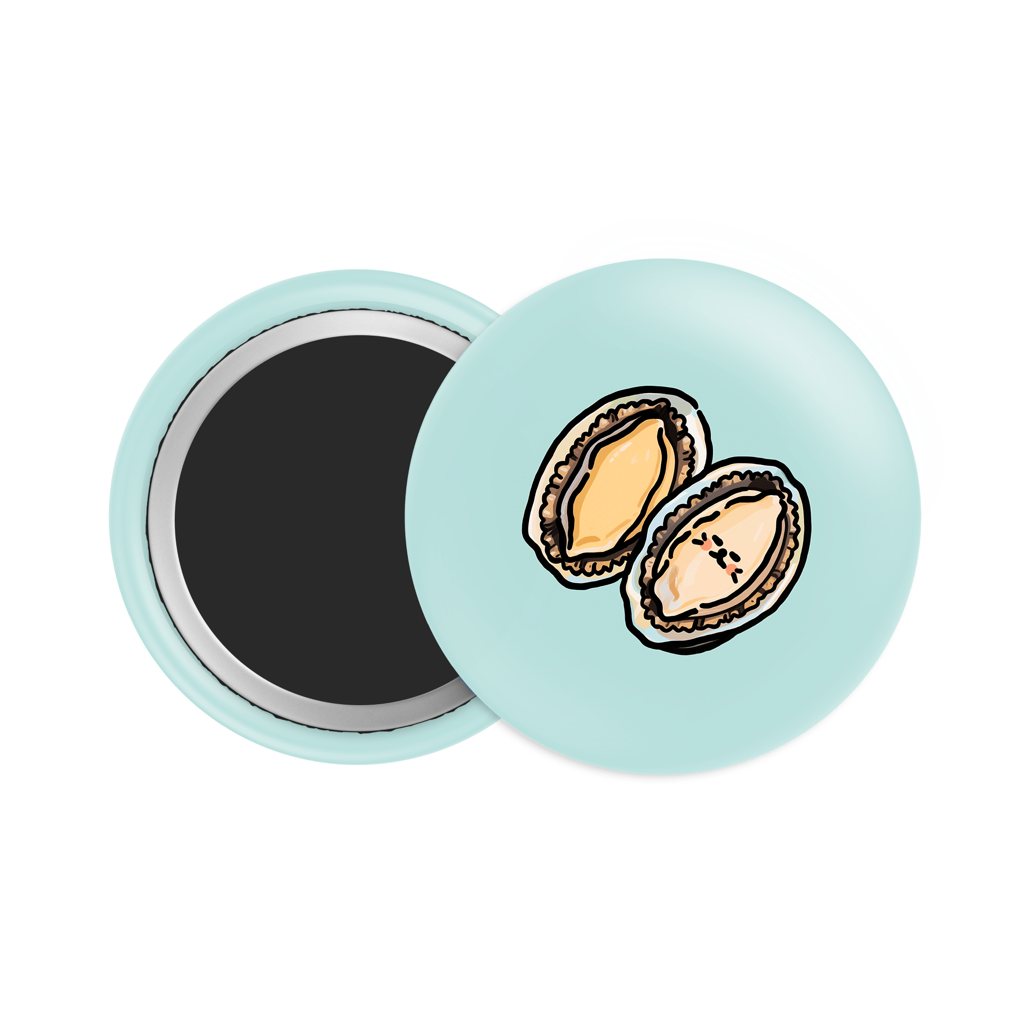 Abalone Button Fridge Magnet - Theartzzy
