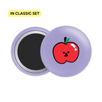 Apple Button Fridge Magnet - Theartzzy