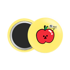 Apple Button Fridge Magnet - Theartzzy