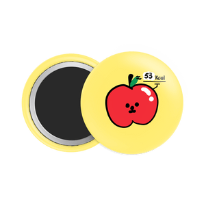 Apple Button Fridge Magnet - Theartzzy