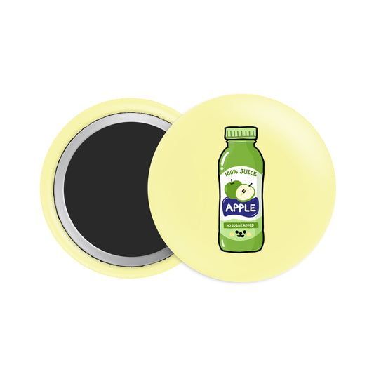 Apple Juice Button Fridge  Magnet