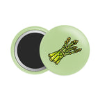 Asparagus Button Fridge Magnet - Theartzzy