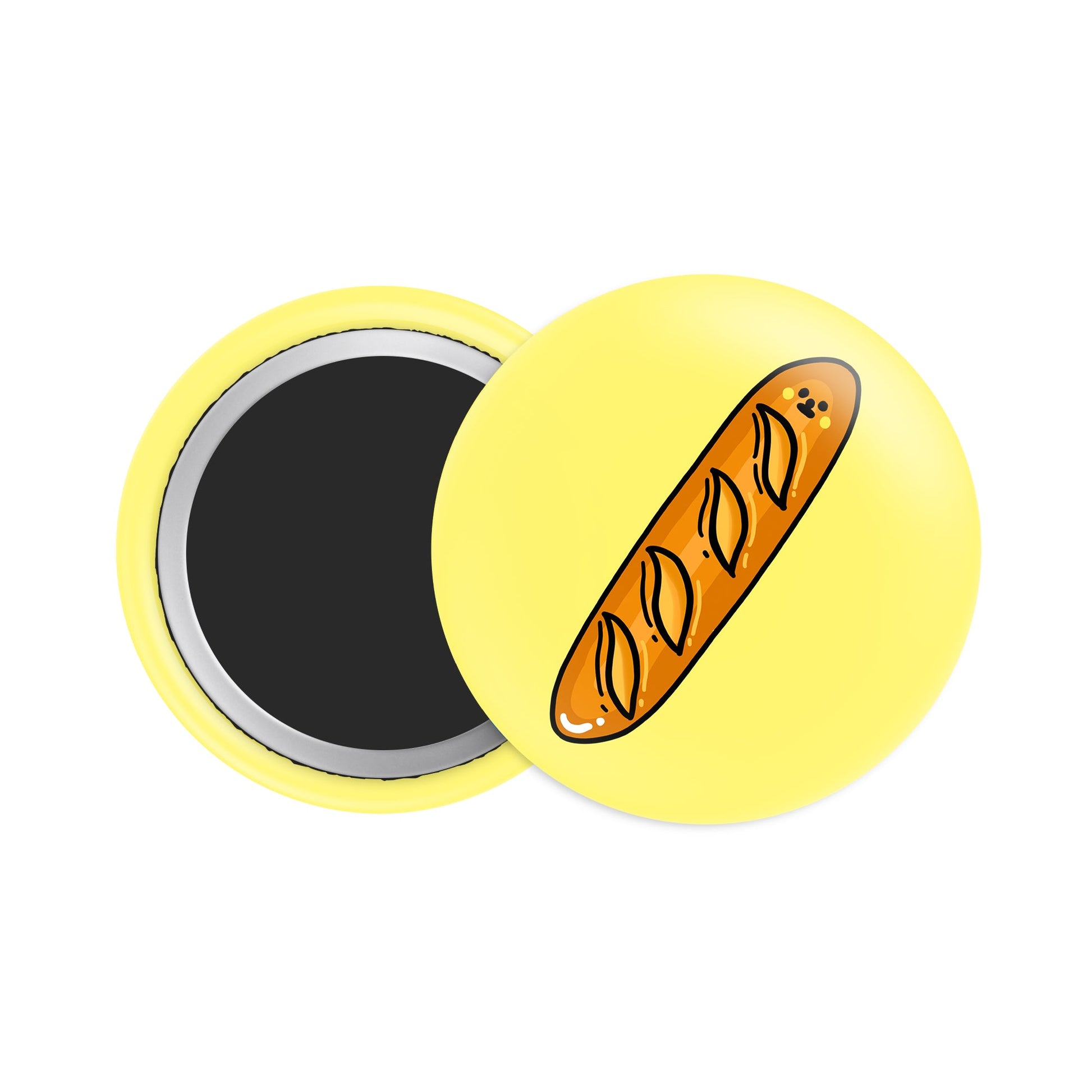 Baguette Button Fridge Magnet - Theartzzy