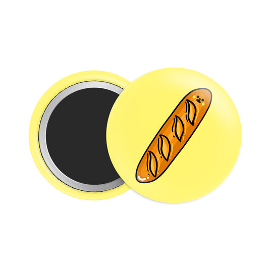 Baguette Button Fridge Magnet