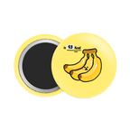 Bananas Button Fridge Magnet - Theartzzy