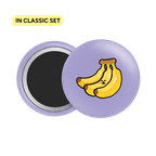 Bananas Button Fridge Magnet - Theartzzy