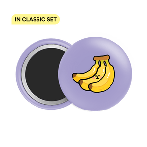 Bananas Button Fridge Magnet - Theartzzy