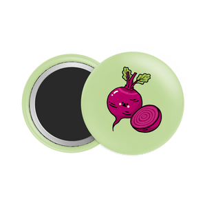 Beetroot Button Fridge Magnet - Theartzzy