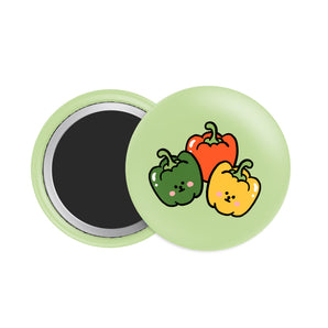 Bell Pepper Button Fridge Magnet - Theartzzy