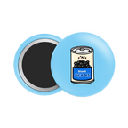Black Beans Button Fridge Magnet - Theartzzy