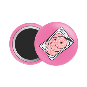 Black Forest Ham Deli Meat Button Fridge Magnet - Theartzzy