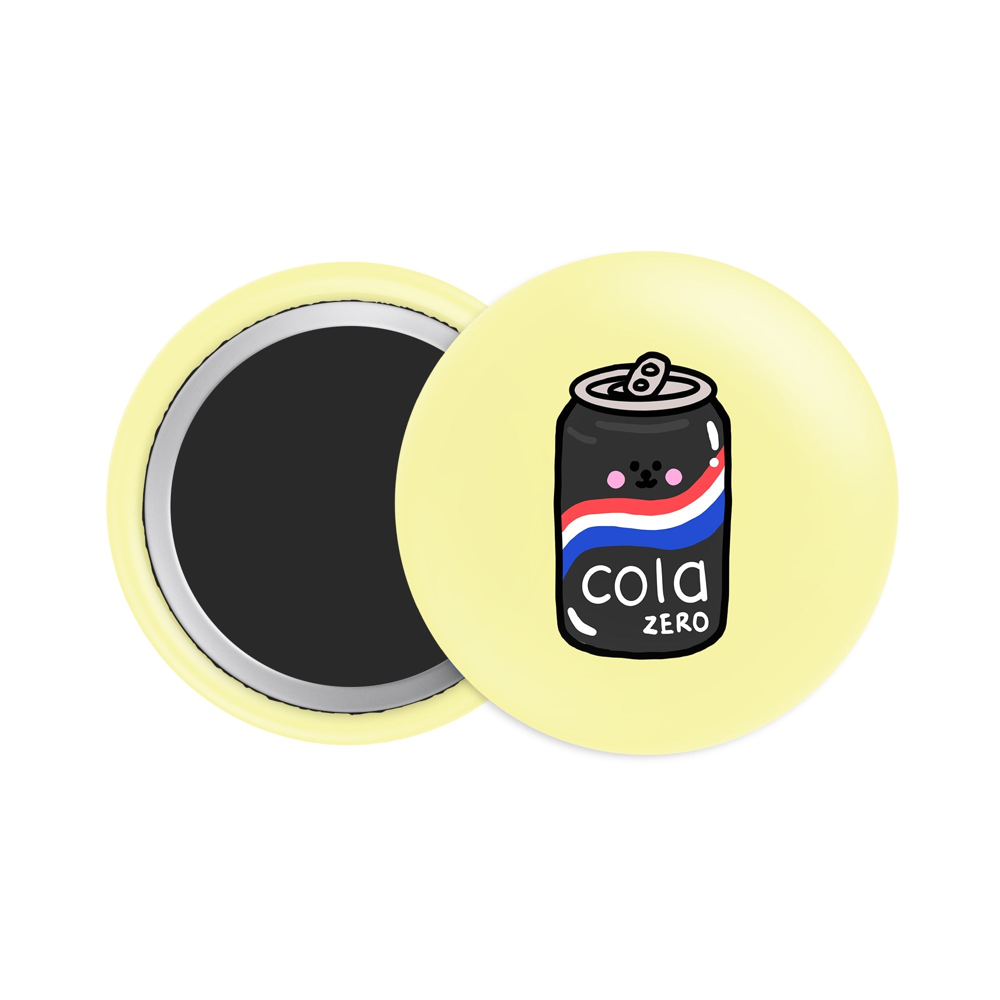 Blue Cola No Sugar Button Fridge Magnet - Theartzzy