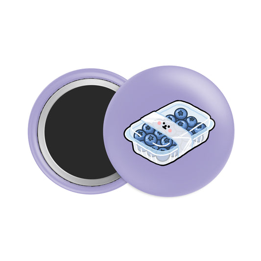 Blueberry Button Fridge  Magnet