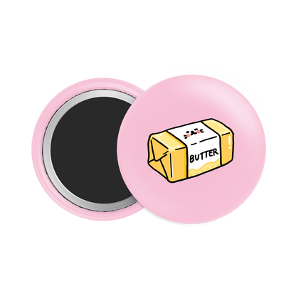 Butter Button Fridge Magnet - Theartzzy
