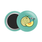 Cantaloupe Melon Button Fridge Magnet - Theartzzy