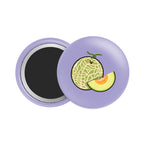Cantaloupe Melon Button Fridge Magnet - Theartzzy