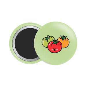 Cherry Tomatoes Button Fridge Magnet - Theartzzy