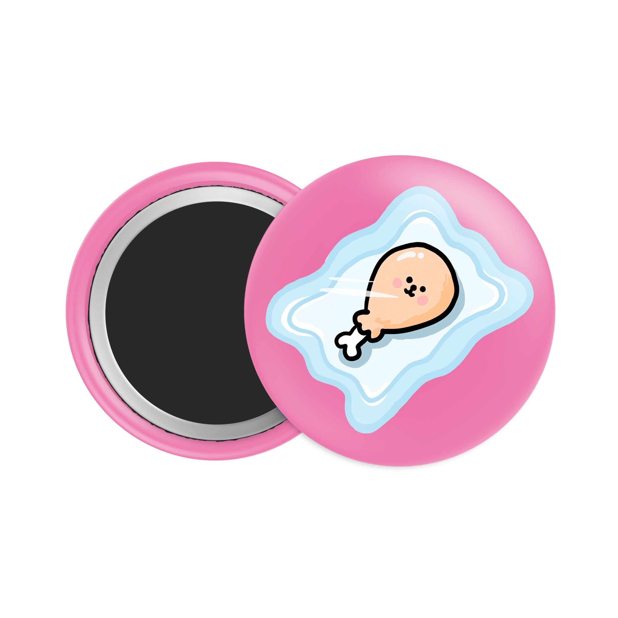 Chicken Drumsticks Button Fridge Magnet - Theartzzy