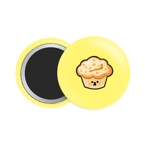 Classic Muffin Button Fridge Magnet - Theartzzy