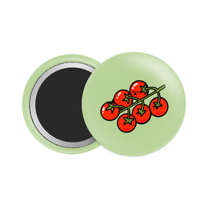Cocktail Tomatoes Button Fridge Magnet - Theartzzy