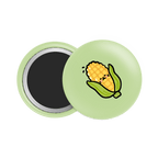 Corn Button Fridge Magnet - Theartzzy
