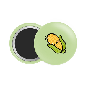 Corn Button Fridge Magnet - Theartzzy