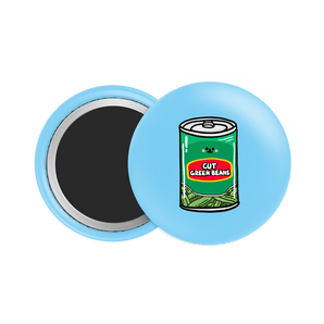 Cut Green Beans Button Fridge Magnet - Theartzzy