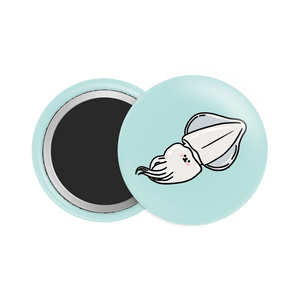 Cuttlefish Button Fridge Magnet - Theartzzy