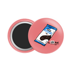 Dark Chocolate Button Fridge Magnet - Theartzzy