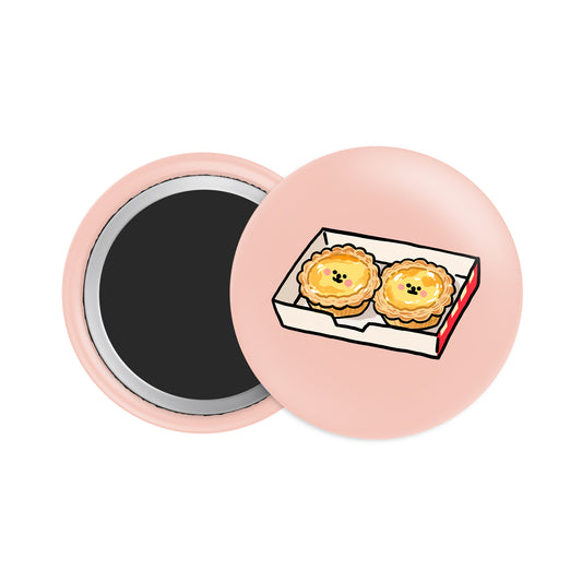 Egg Tart  Button Fridge Magnet