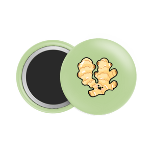 Ginger Button Fridge Magnet - Theartzzy