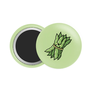 Green Beans Button Fridge Magnet - Theartzzy