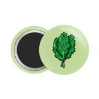Kale Button Fridge Magnet - Theartzzy