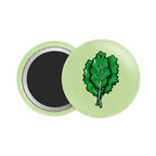 Kale Button Fridge Magnet - Theartzzy