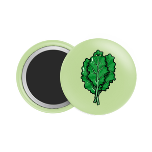 Kale Button Fridge Magnet - Theartzzy