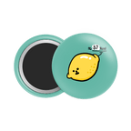Lemon Button Fridge Magnet - Theartzzy