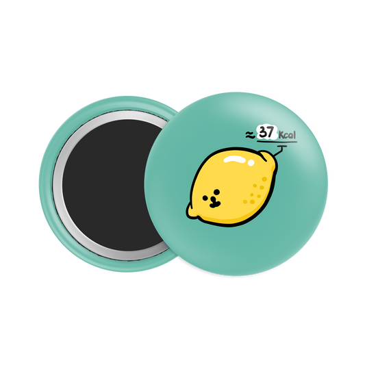 Lemon Button Fridge  Magnet