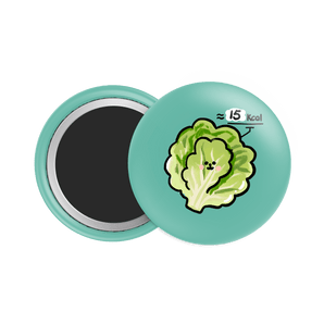 Lettuce Button Fridge Magnet - Theartzzy