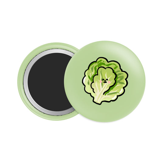 Lettuce Button Fridge  Magnet