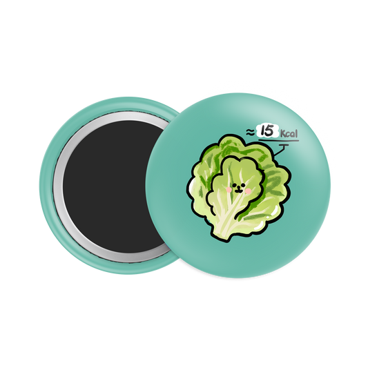 Lettuce Button Fridge  Magnet