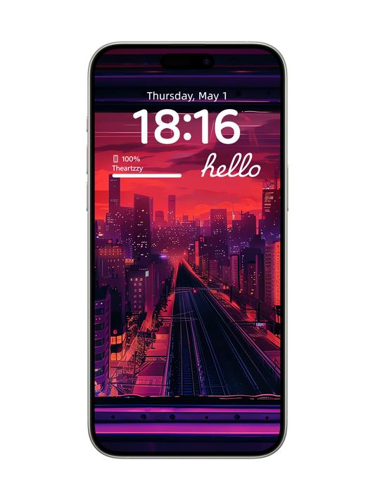 Neon Nexus:4K HD Wallpaper Background for iPhone and Android