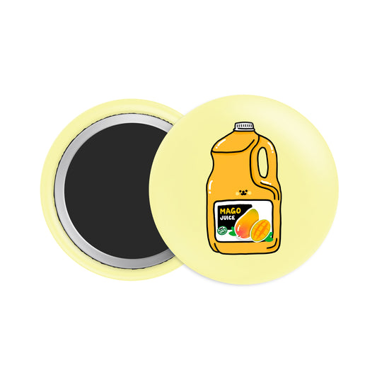 Mango Juice Button Fridge Magnet