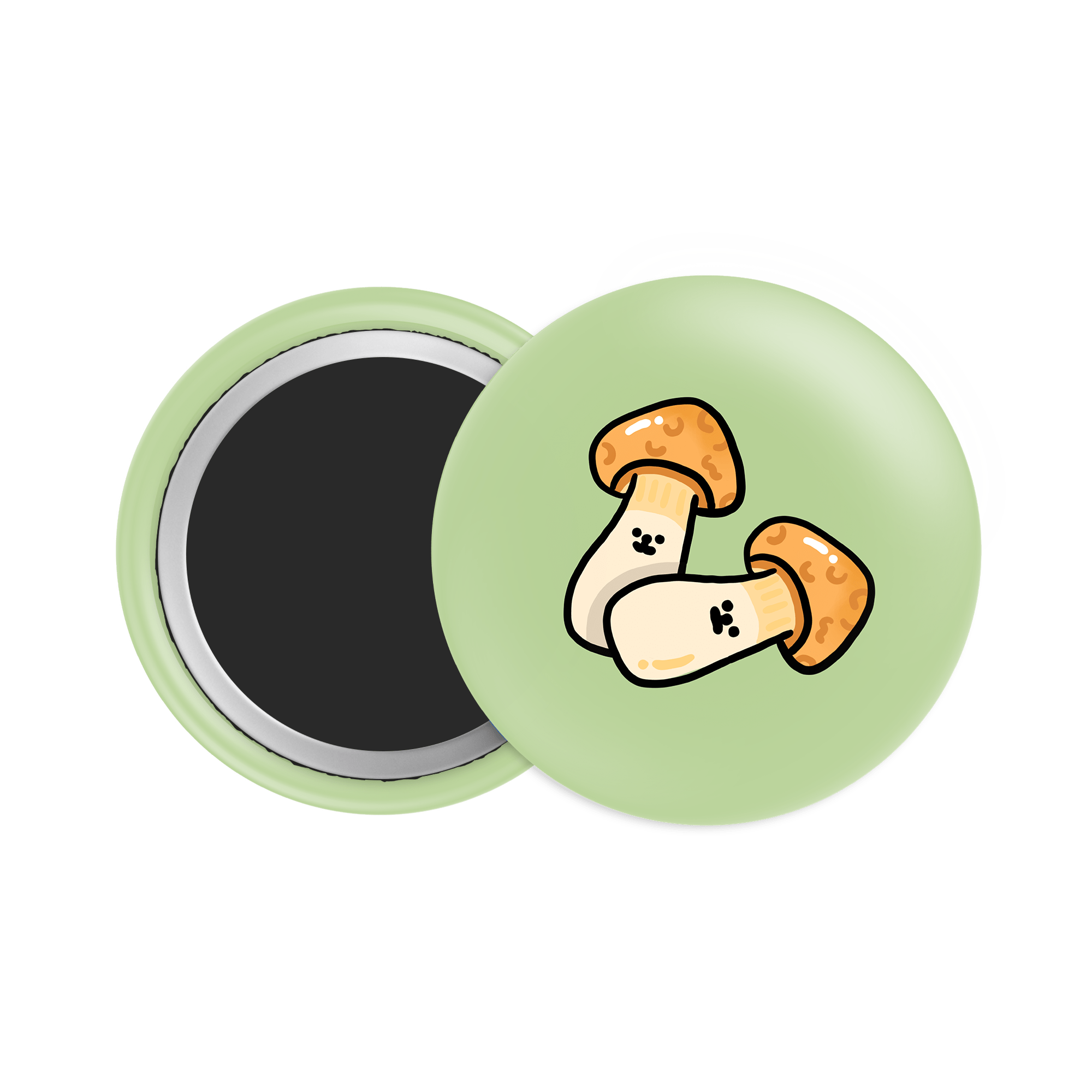 Matsutake Button Fridge Magnet - Theartzzy